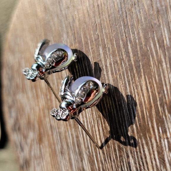 Color Shifting Ladybird Stud Earrings, 925 Sterling Silver - Picture 5 of 6